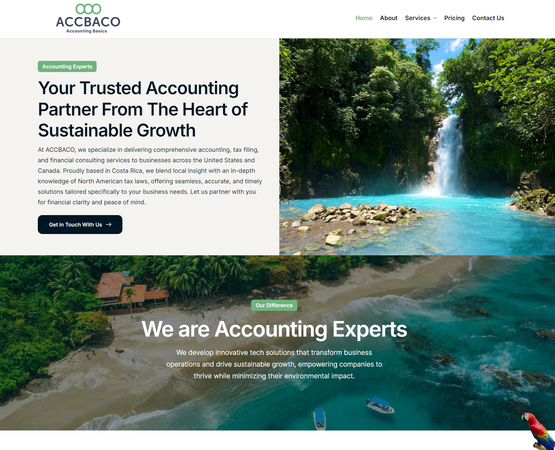 Vignesh Vikram Accbaco Website