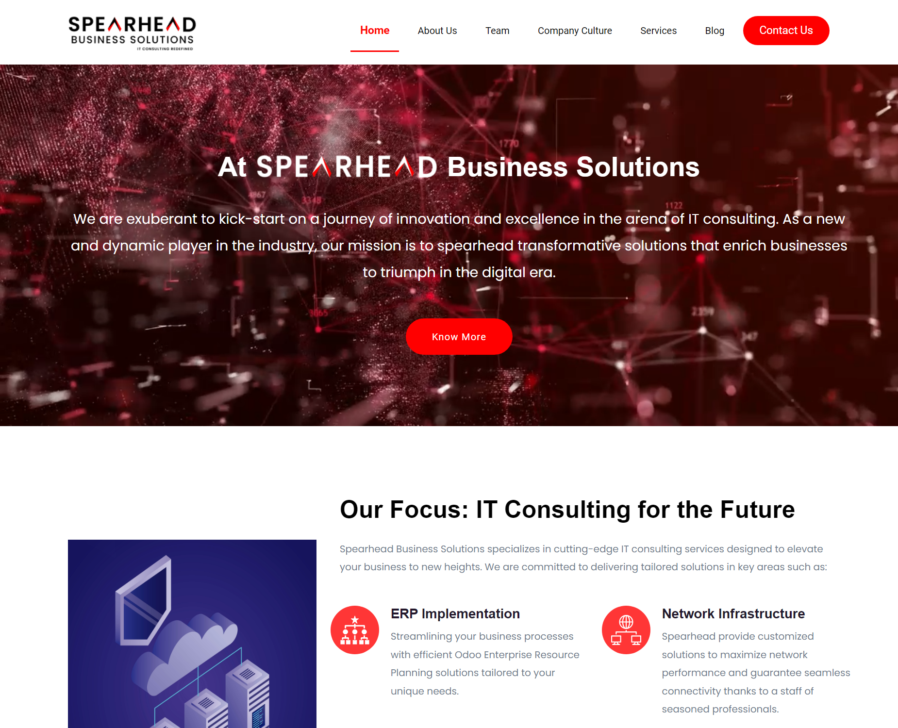 Vignesh Vikram Spearhead Website