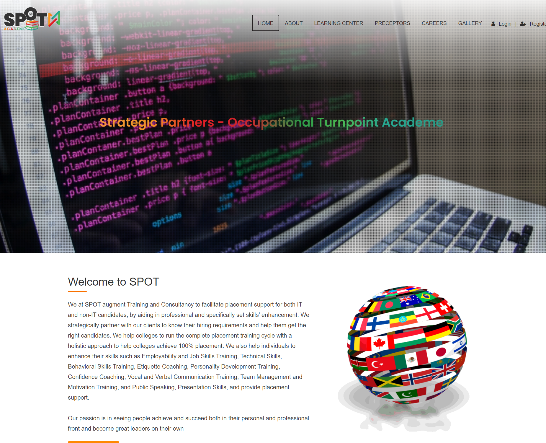 Vignesh Vikram Spot Academe Website